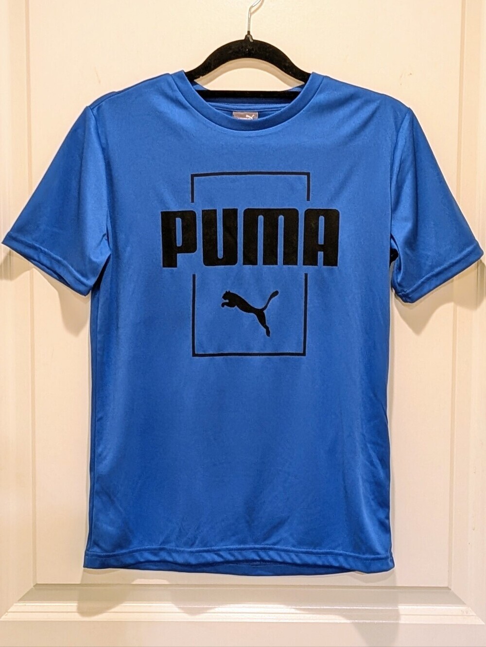 EUC Puma L Blue High Stretch Athletic Top